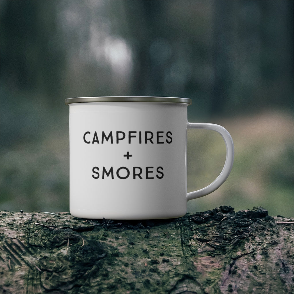 Campfires and Smores - Fall Campfire Coffee Mug - Canton Box Co.