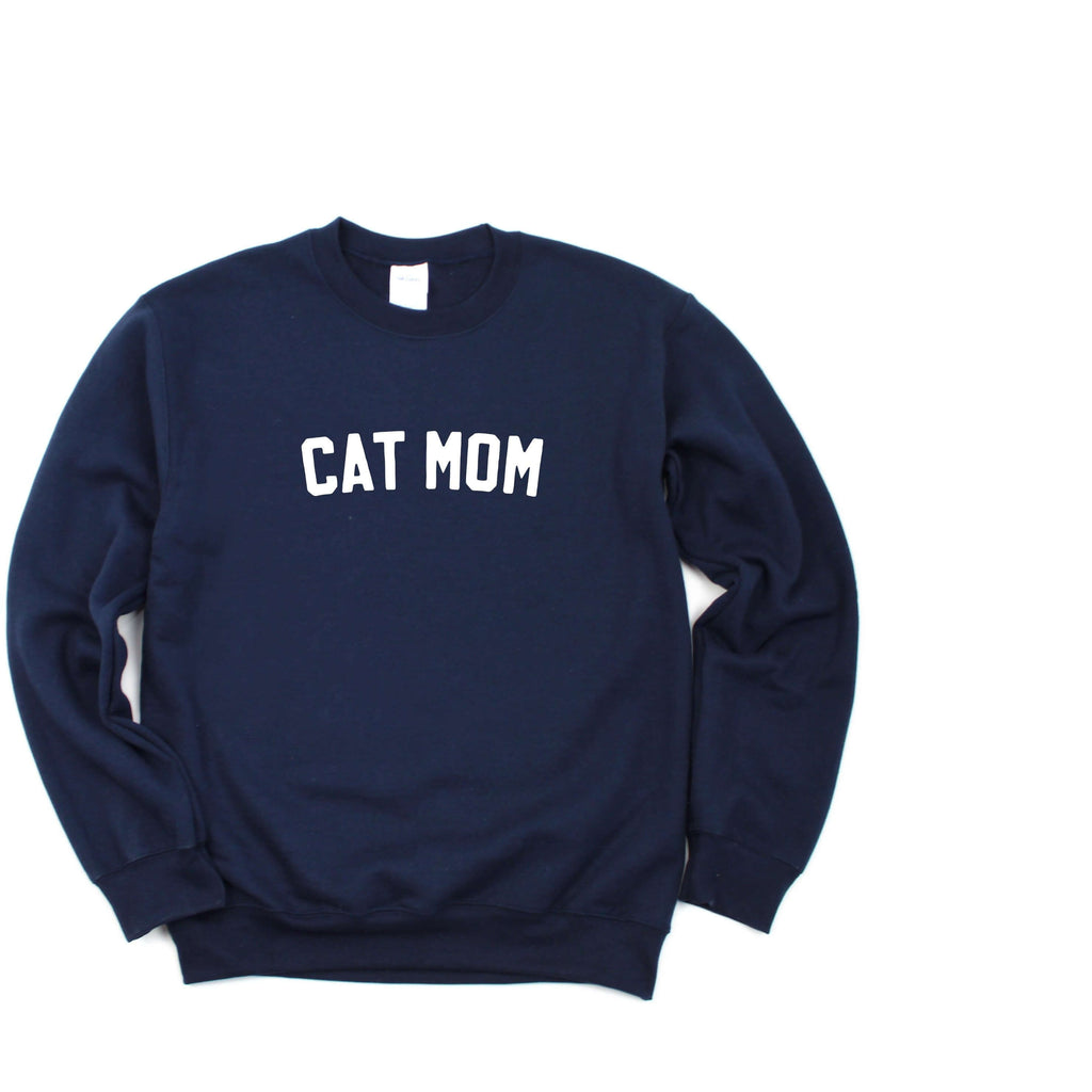 Cat Mom | Crew Neck Sweatshirt - Canton Box Co.