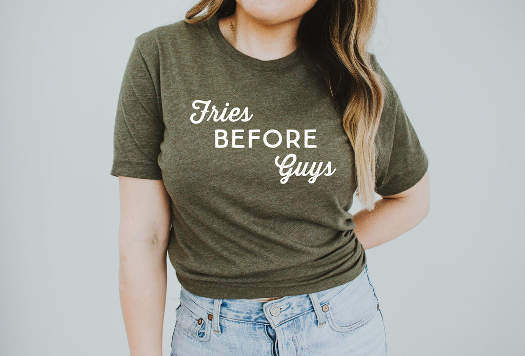 Fries Before Guys Women's T-Shirt - Canton Box Co.