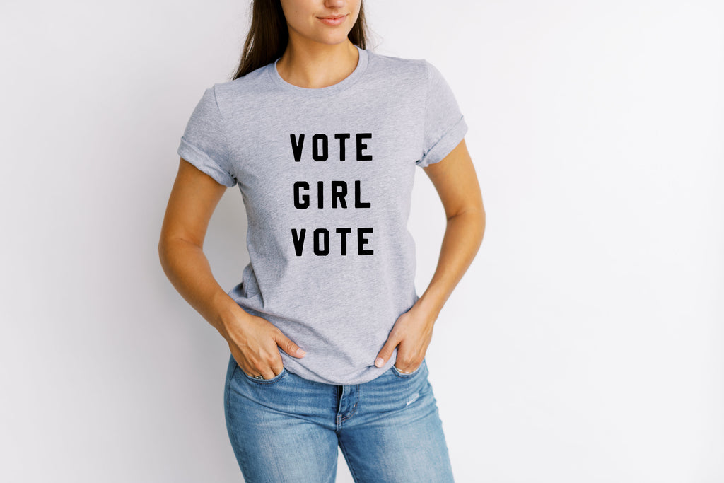 Vote Girl Vote - Women's Voting T-Shirt