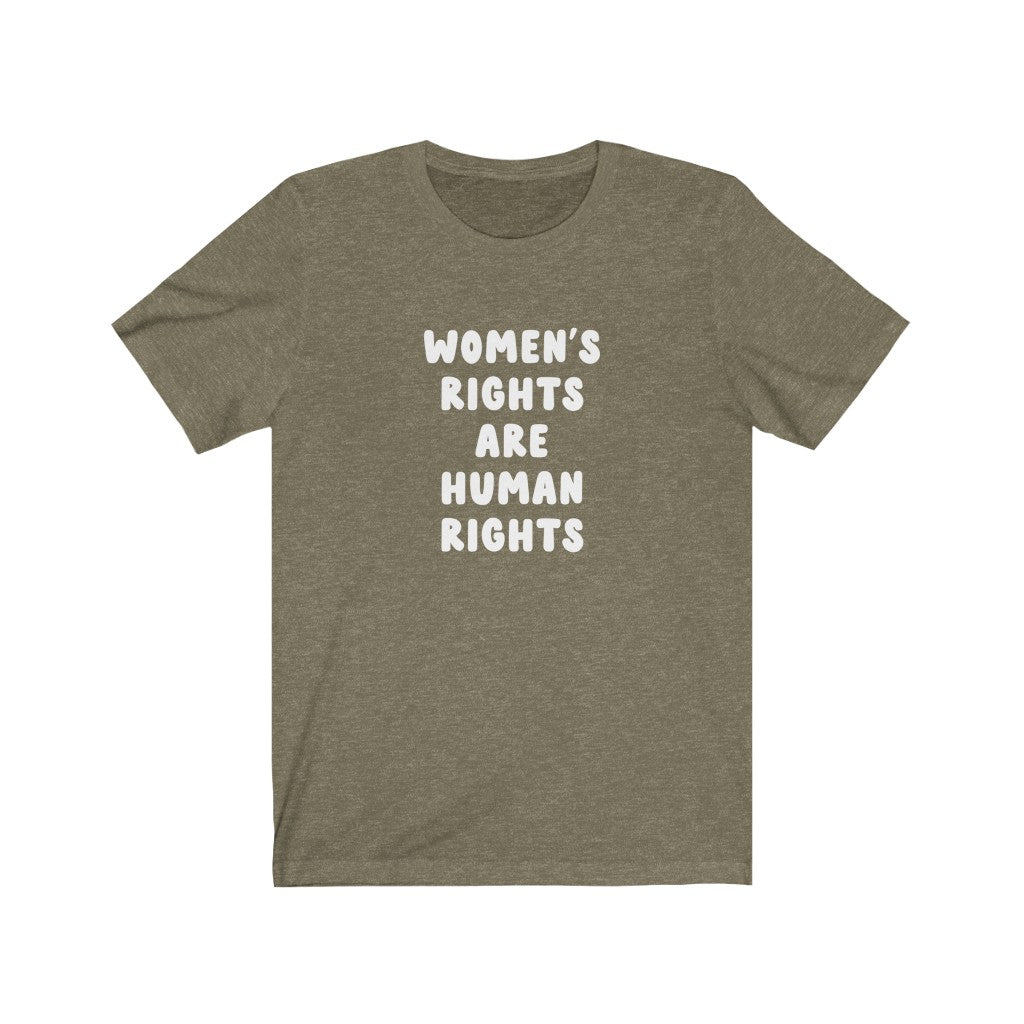 Women's March Shirt - Women's Rights Are Human Rights - Canton Box Co.