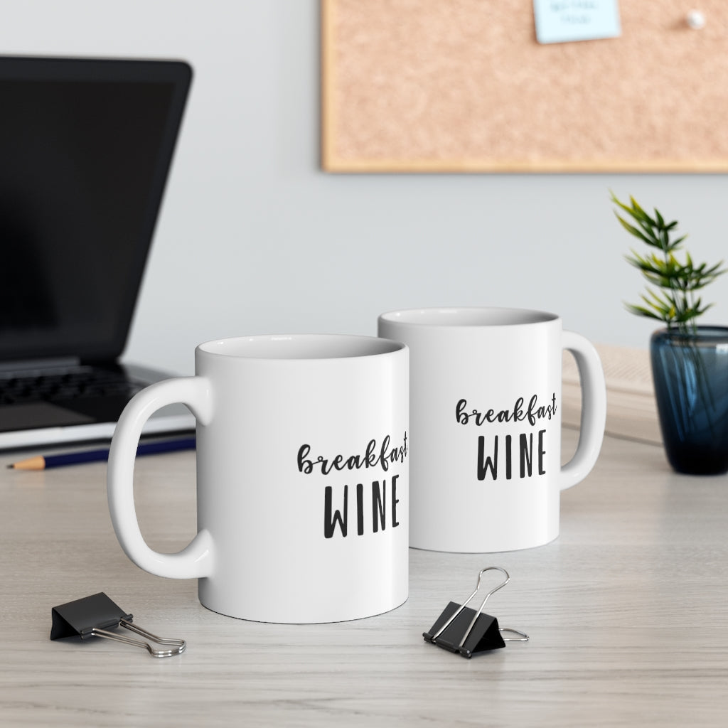 Breakfast Wine | Funny Coffee Mug | Two Sizes Available - Canton Box Co.