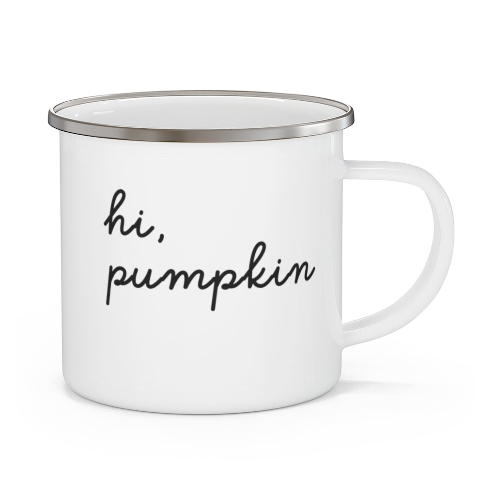 Hi, Pumpkin - Fall Campfire Coffee Mug - Canton Box Co.
