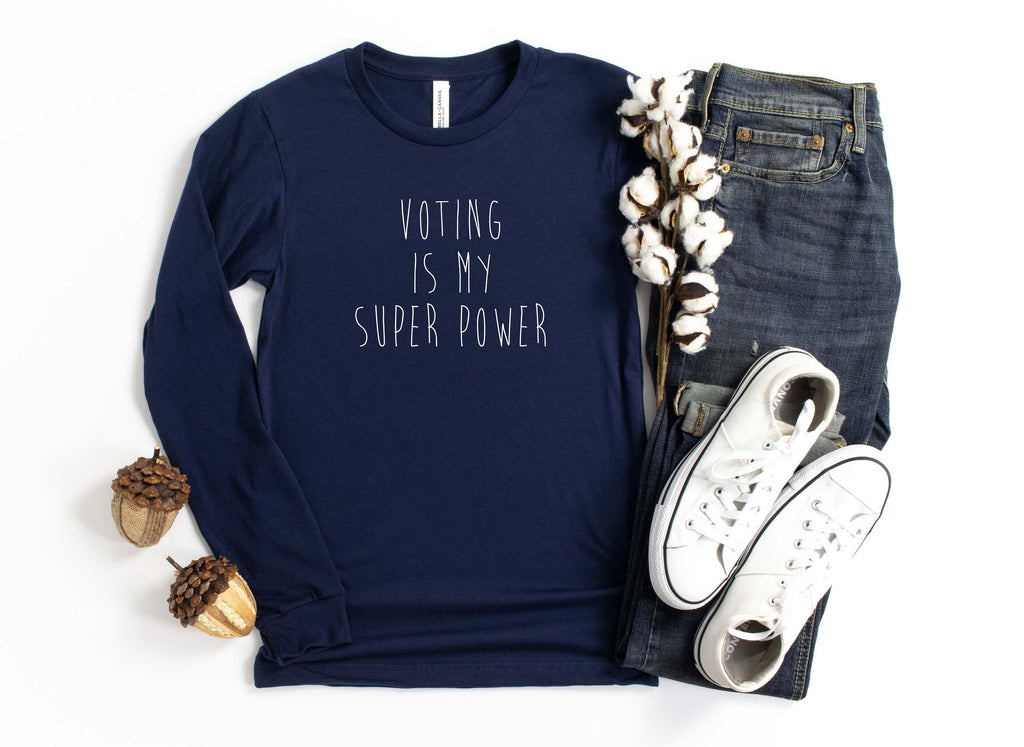 Voting is My Super Power | Women's Voting T-Shirt | Vote Shirt - Canton Box Co.