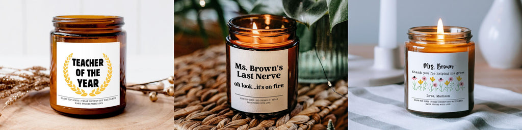 Teacher Gift Candles