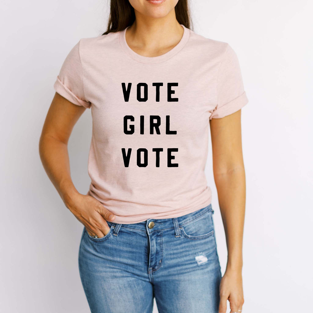 Vote GIRL Vote - Women's Voting Shirt by Canton Box Co.