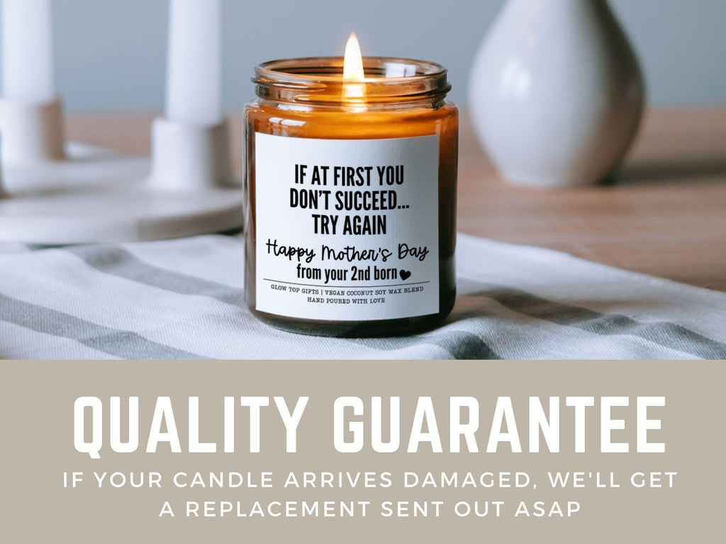 Funny Mother's Day Gift for Mom, Mother's Day Gift from Second Born, Gift for Mom, Funny Candle for Mom, Funny Mother's Day Gift