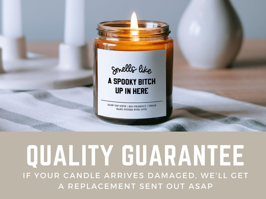 Spooky Bitch Funny Halloween Candle, Halloween Candle, Halloween Gift for Her, Halloween Decor, Halloween Gifts, Gift for BFF, Fall Candle