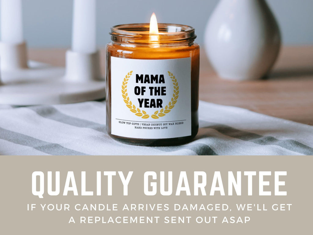 Mom of the Year Gift, Mama of the Year Soy Candle, Mother's Day Gift for Mom, Gift from Daughter, Gift from Son for Mom, Mother's Day Gift