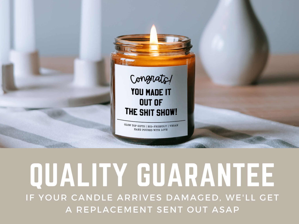 Funny Retirement Gift, Congrats on Quitting Your Job Candle, Funny Retirement Gifts for Co-Worker, CoWorker Gift, New Job Scented Soy Candle