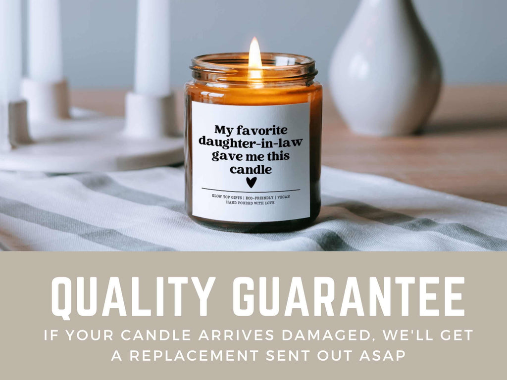 Gift for Mother In Law, Scented Soy Candle, Mother's Day Gift for Mother-in-Law, Wedding Gift for MIL, Birthday Gift From Daughter-in-Law