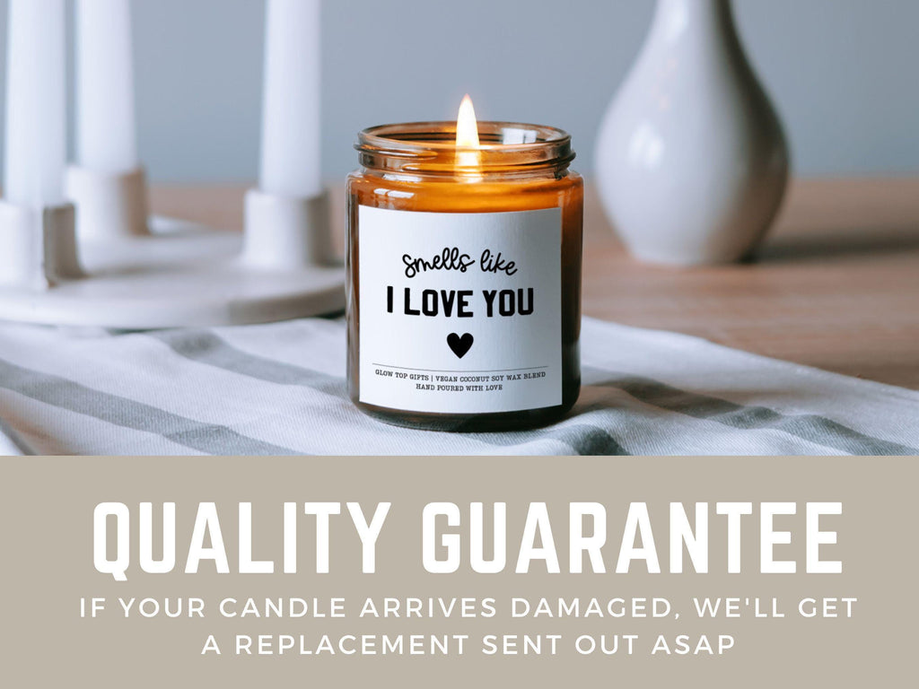 Smells Like I Love You Candle, Anniversary Gift, Valentine's Day Gift For Her, Birthday Gift, Valentines Gift, Gift for Her for Anniversary