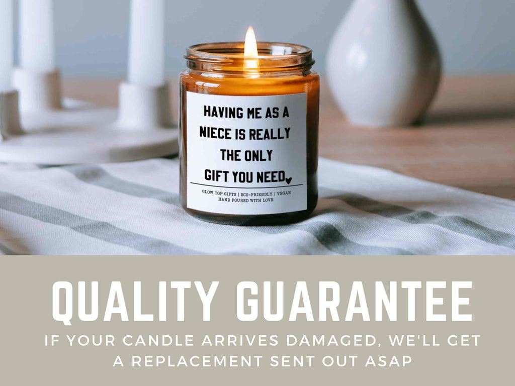Gift for Aunt from Niece, Having Me As A Niece Candle, Sarcastic Aunt Gift, Funny Gift For Aunt, Aunt Birthday Gift, Aunt Christmas Gift