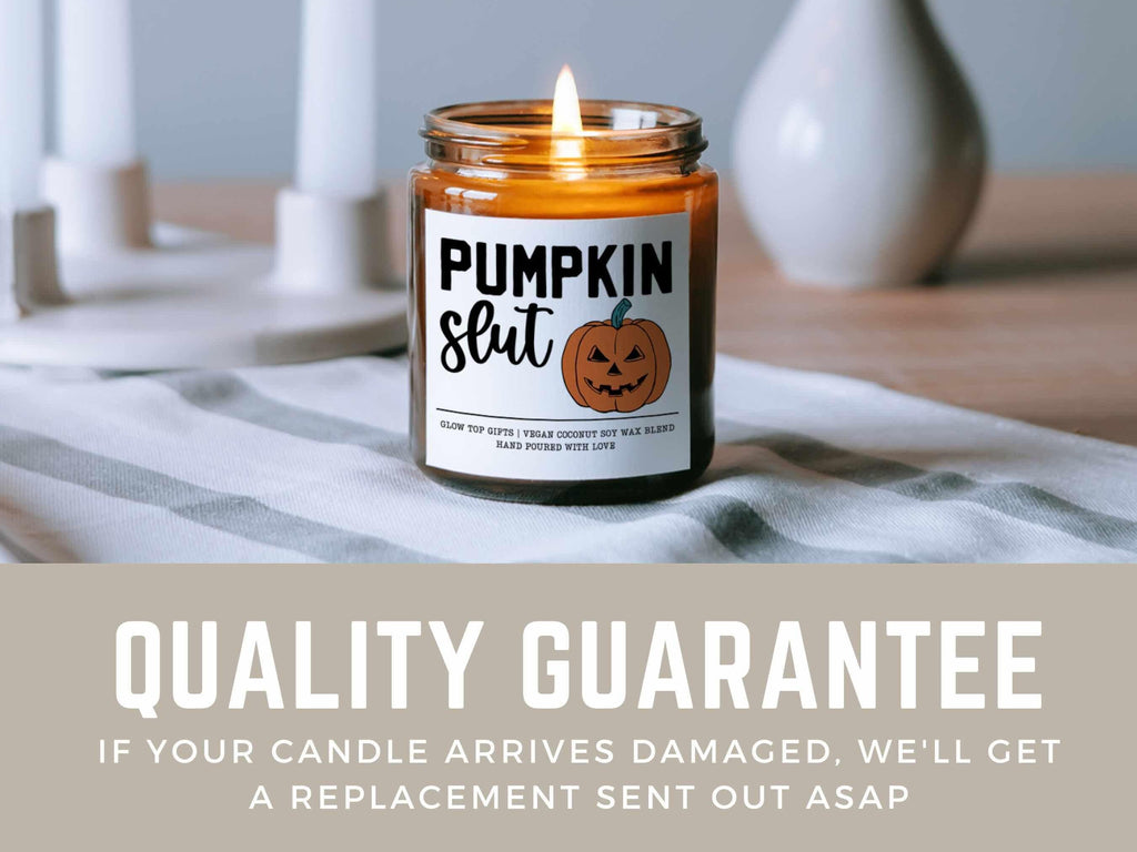 Pumpkin Slut Candle, Best Friend Gift, Housewarming Gift, Pumpkin Spice Candle, Soy Wax Candle, Funny Candle, Halloween Decor, Pumpkin Lover