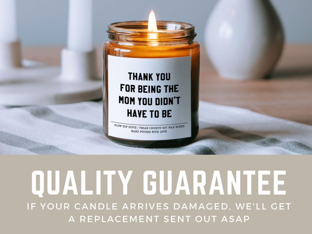 Gift for Step Mom for Mother's Day, Mother's Day Gift for Step Mom, Birthday Gift for Step Mom, Gift from Step Daughter, Candle for Step Mom
