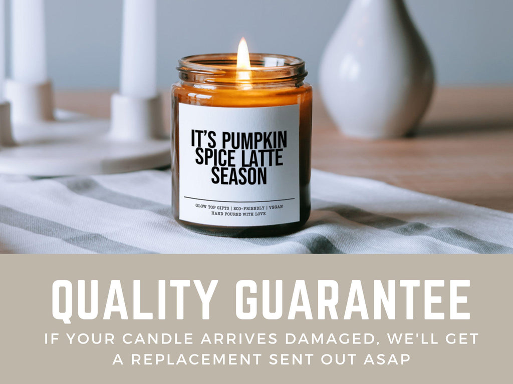 Pumpkin Spice Latte Season Candle, Pumpkin Spice Candle, Funny Fall Candle, PSL Candle, Pumpkin Decor, Halloween Decor, Pumpkin Spice Season