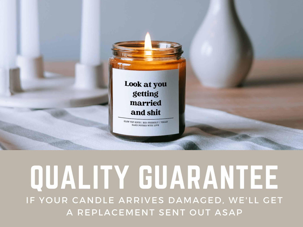 Look at You Getting Married Candle Gift for Bridal Shower, Gift for Bride, Engagement Gift, Wedding Gift, Funny Candle, Best Friend Gift