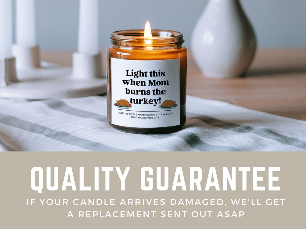 Funny Thanksgiving Candle for Mom, Thanksgiving Hostess Gift, Holiday Gift Ideas, Thanksgiving Decor, Christmas Gifts for Family
