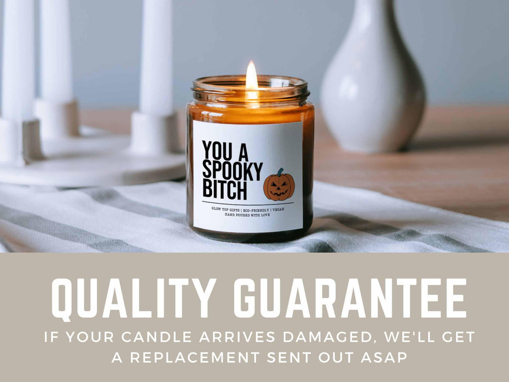 Fun Halloween Candle Decor, You a Spooky Bitch Candle, Funny Halloween Decor, Halloween Candle, Halloween Party Favor, Halloween Decoration