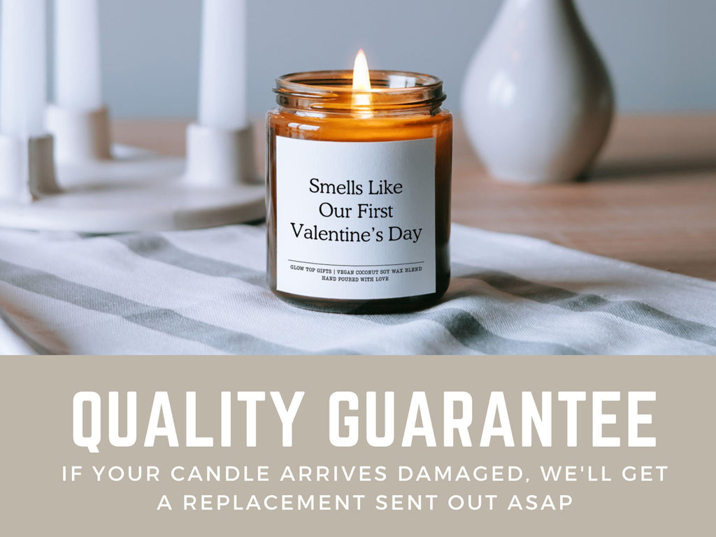 First Valentine's Day Gift, Smells Like Our First Valentine's Day, Valentine Gift for Her, Vday, Valentines Gift for Girlfriend, Candle Gift