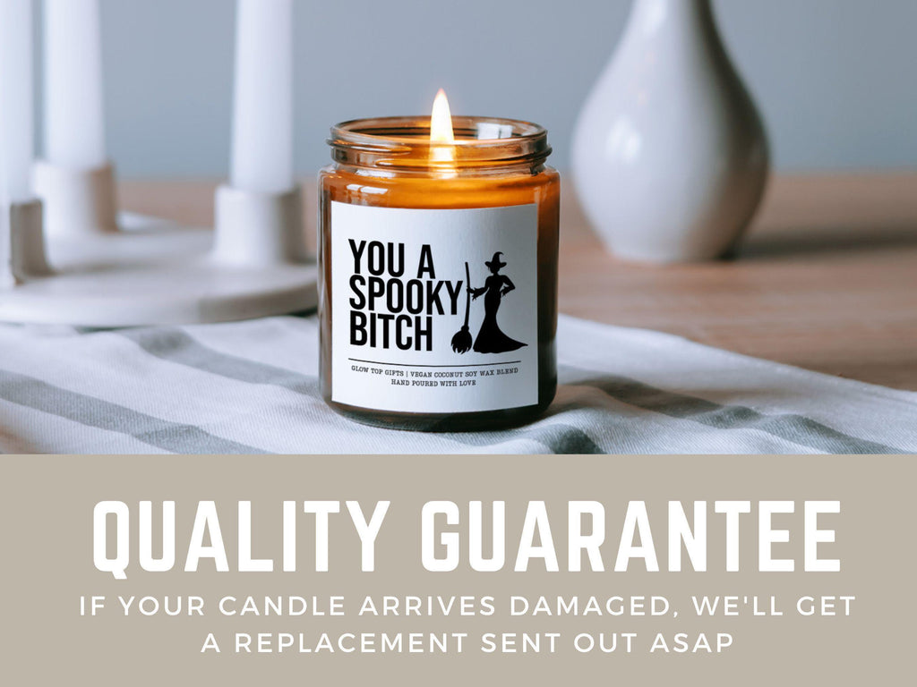 You a Spooky Bitch Candle for Halloween, Funny Halloween Decor, Halloween Candle, Halloween Pumpkin Spice Candle, Halloween Witch Decor