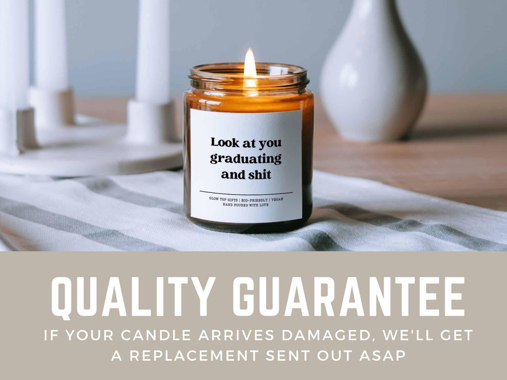 Graduation Candle Gift, Funny Grad Gift for Her, Scented Candles Best Friend Gift for Graduation, High School Graduation, Gift for Him
