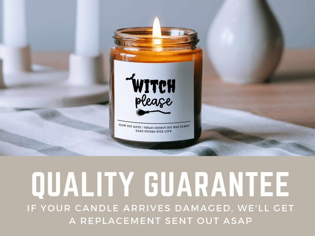 Witch Please Candle, Best Friend Gift, Housewarming Gift, Pumpkin Spice Candle, Soy Wax Candle, Funny Candle, Halloween Decor, Fall Decor