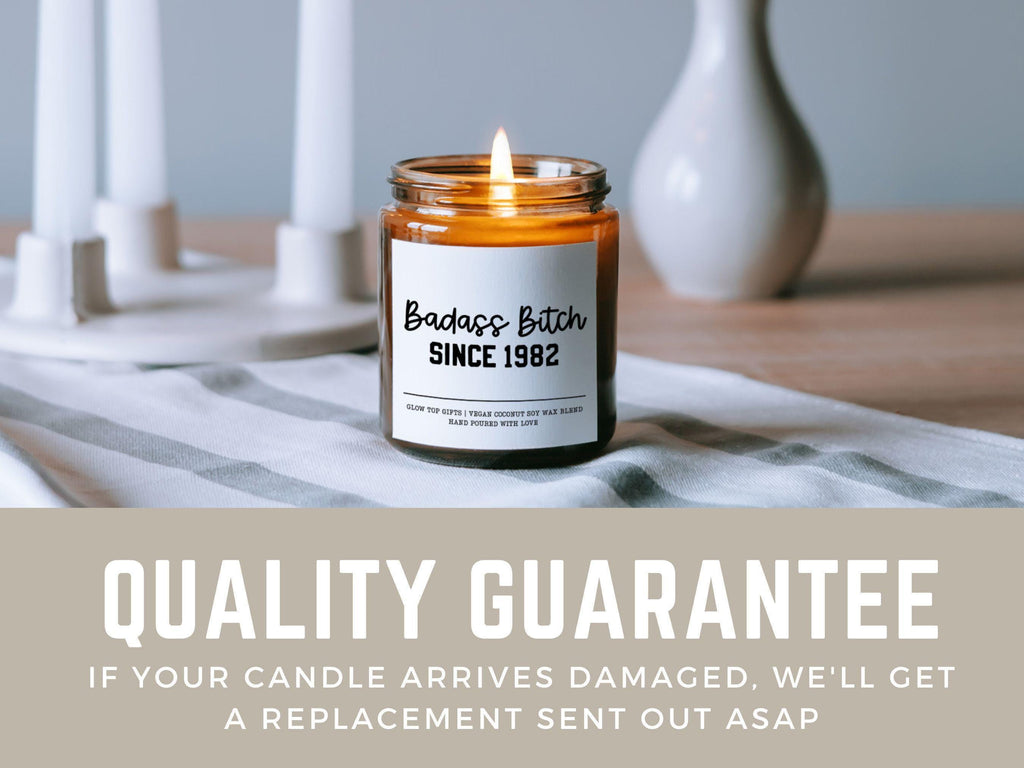 Funny Birthday Gift for Her, Badass Bitch Candle, Custom Birthday Candle, Sister Birthday Gift, Personalized Birthday Gift For Friend