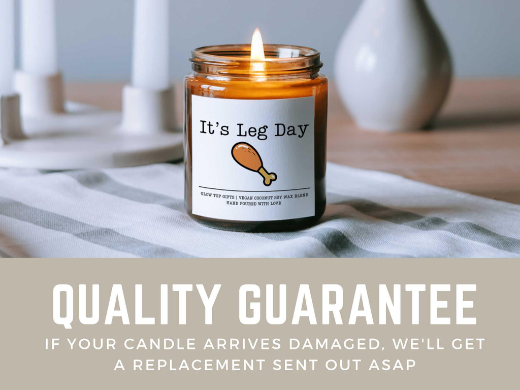 Funny Thanksgiving Candle, It's Leg Day Thanksgiving Candle, Funny Hostess Gift, Thanksgiving Gift, Fall Gifts, Thanksgiving Turkey Decor