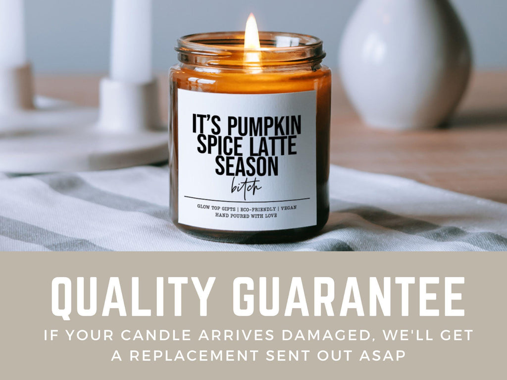 Funny Pumpkin Spice Latte Season Candle, Pumpkin Spice Candle, Funny Fall Candle, PSL Candle, Pumpkin Decor, Halloween Decor, PSL Season