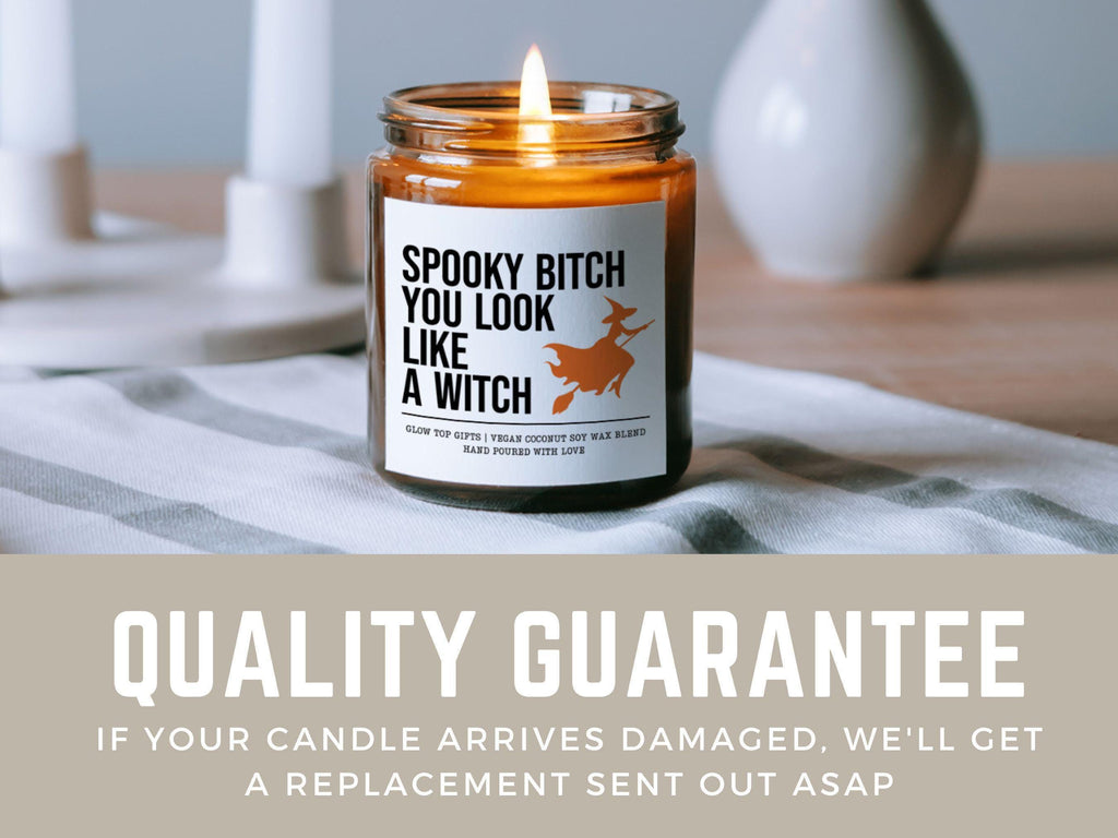 Spooky Bitch Funny Halloween Candle, Halloween Candle, Halloween Gift for Her, Halloween Decor, Halloween Gifts, Gift for BFF, Fall Candle