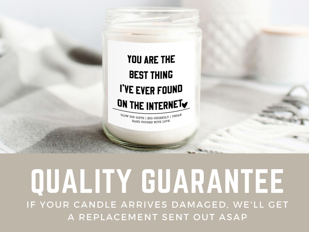 Best Thing On the Internet Candle, Boyfriend Gift Candle, Anniversary Gift, Birthday Gift for Him, Anniversary gift for Him