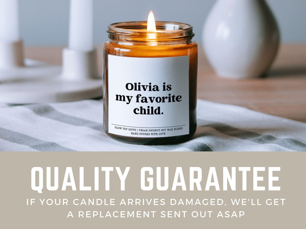 Funny Gift for Mom for Mother's Day, Mom's Favorite Child Gift, Custom Birthday Gift for Mom, Gift from Daughter, Personalized Mother's Day