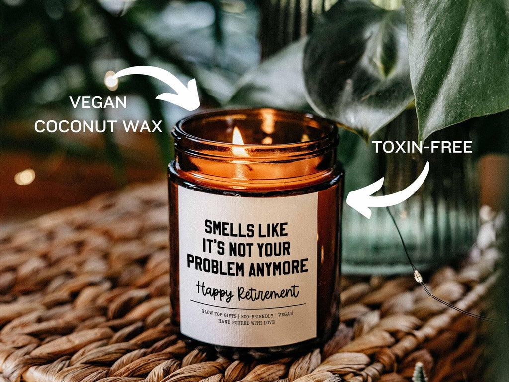 Funny Retirement Gift Smells Like It's Not Your Problem Anymore, Happy Retirement Gift, Gift for Co-Worker, Gift for Retirement for Friend