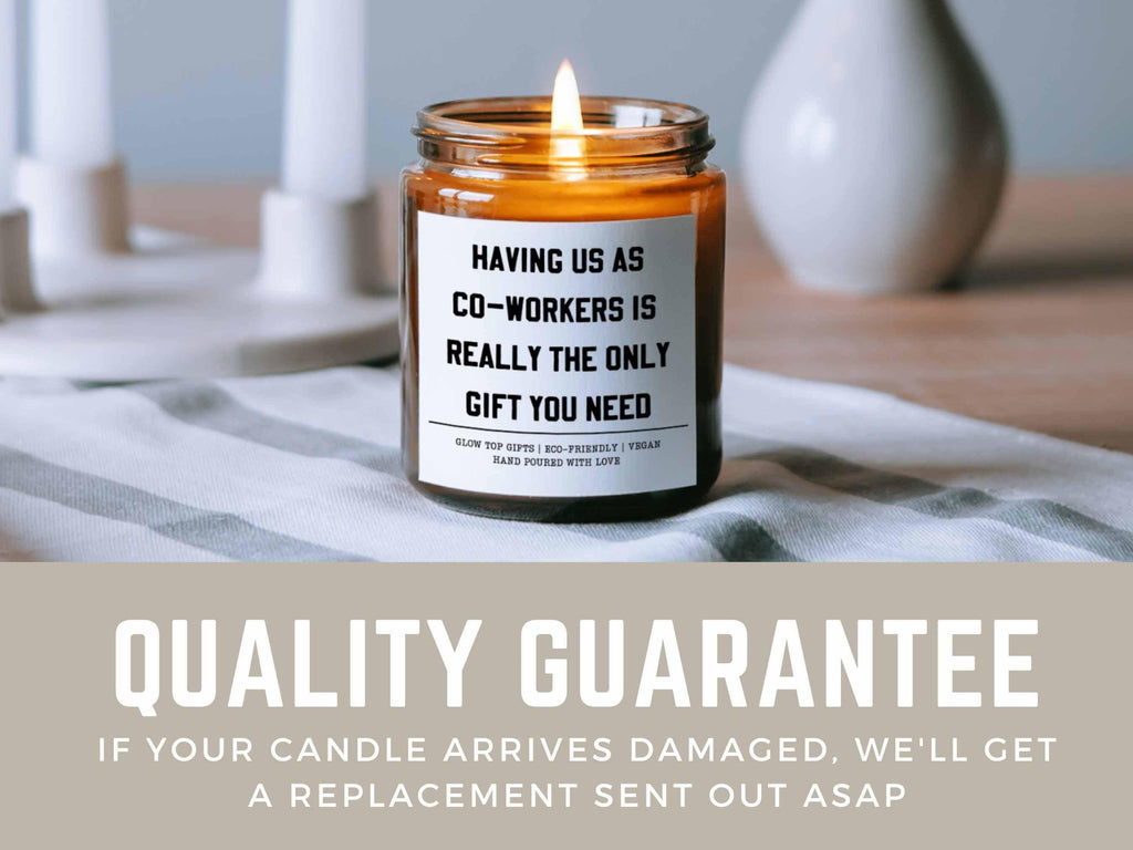 Funny Co-Worker Gift, Gift for Coworker, Scented Jar Candle Gift, Retirement Gift from Coworkers, Birthday Gift for Coworker, Christmas Gift