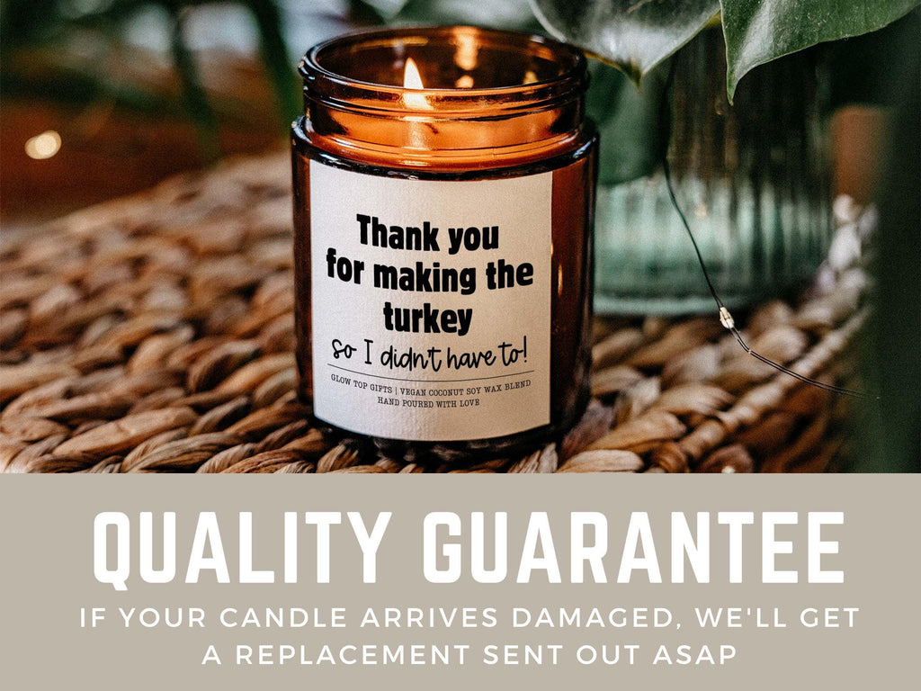 Thanksgiving Hostess Gift, Thank You Thanksgiving Candle, Funny Hostess Gift, Happy Thanksgiving Hostess Gift, Thanksgiving Gift for Her