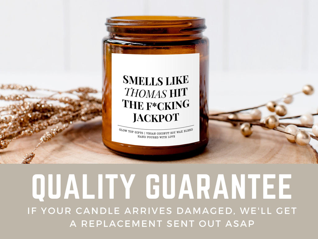 Engagement Candle Gift for Couple Funny Gifts Wedding Candle, Personalized Candle, Bachelorette Party, Funny Candles, Custom Engagement Gift