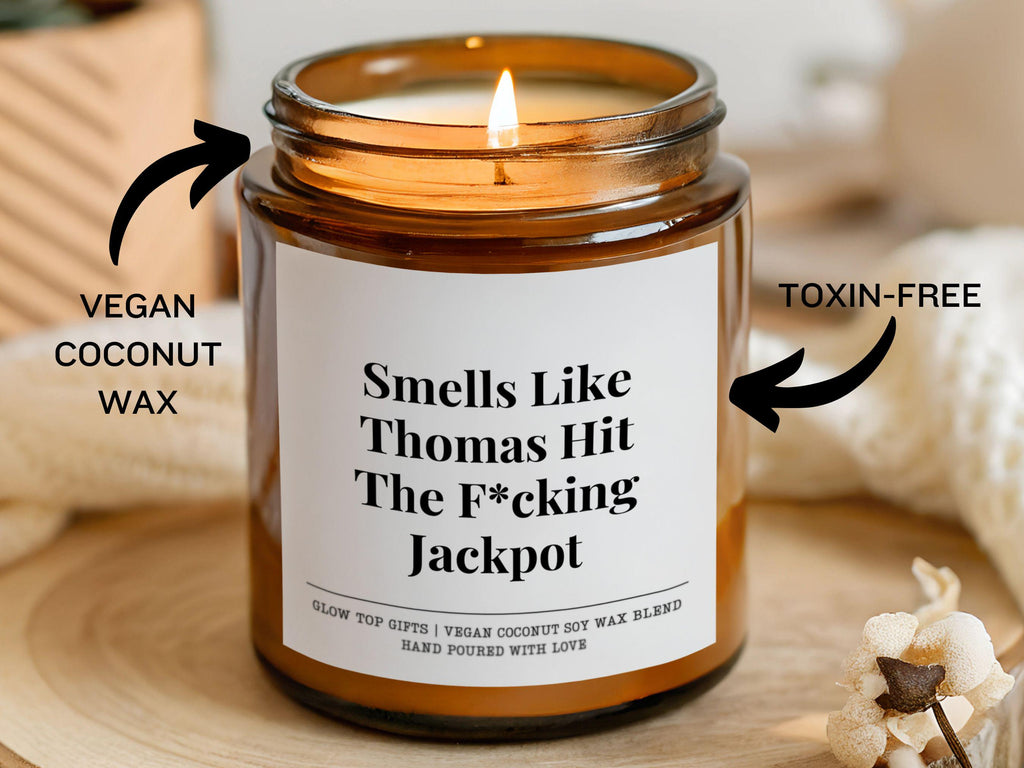 Engagement Candle Gift for Couple Funny Gifts Wedding Candle, Personalized Candle, Bachelorette Party, Funny Candles, Custom Engagement Gift