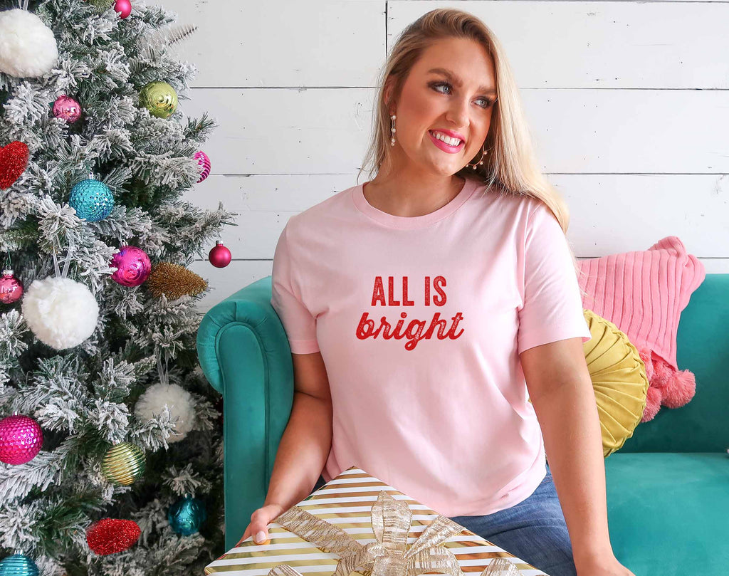 All is Bright - Women's Christmas T-Shirt
