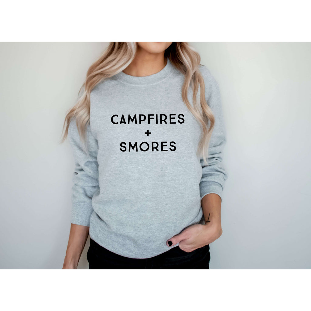 Campfires and Smores | Crew Neck Sweatshirt - Canton Box Co.