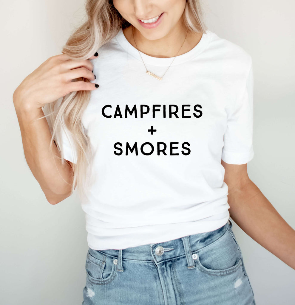 Campfires & Smores - Crew Neck Tee - Canton Box Co.