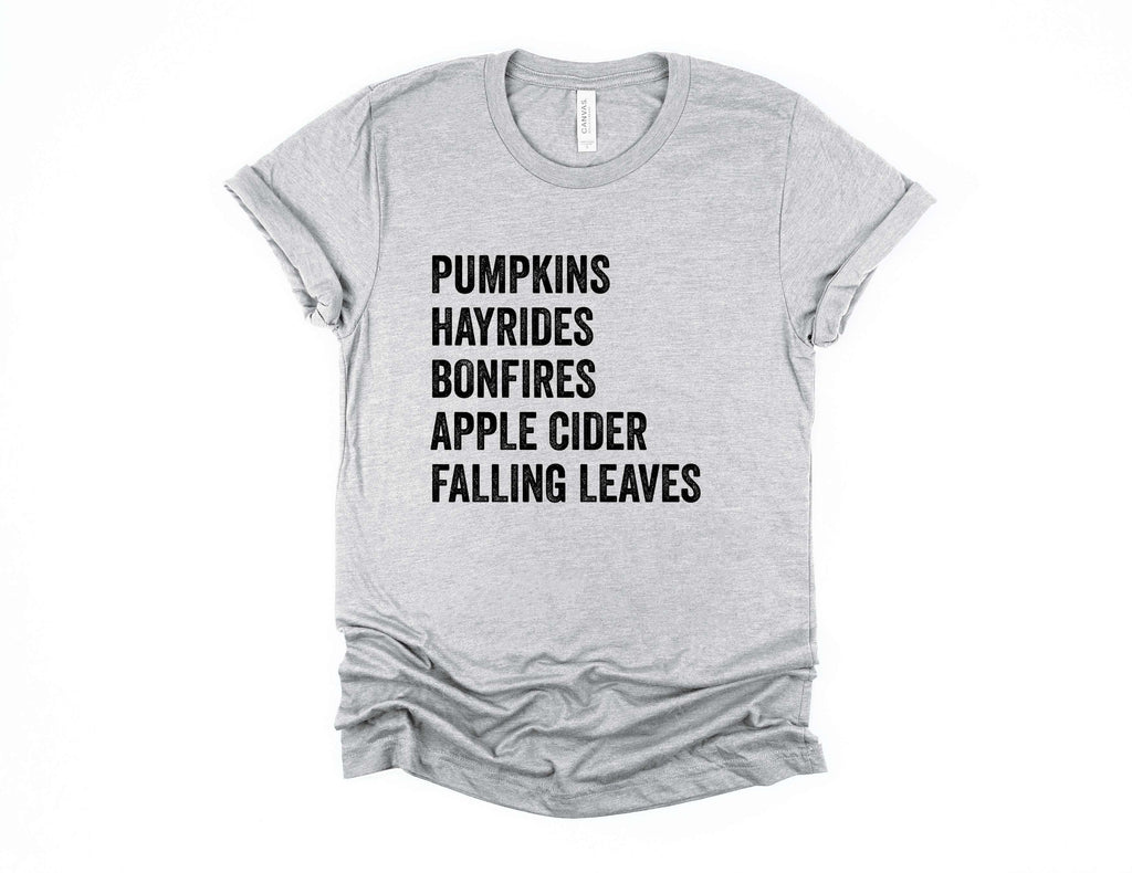 Favorite Fall Things - Crew Neck T-Shirt - Canton Box Co.