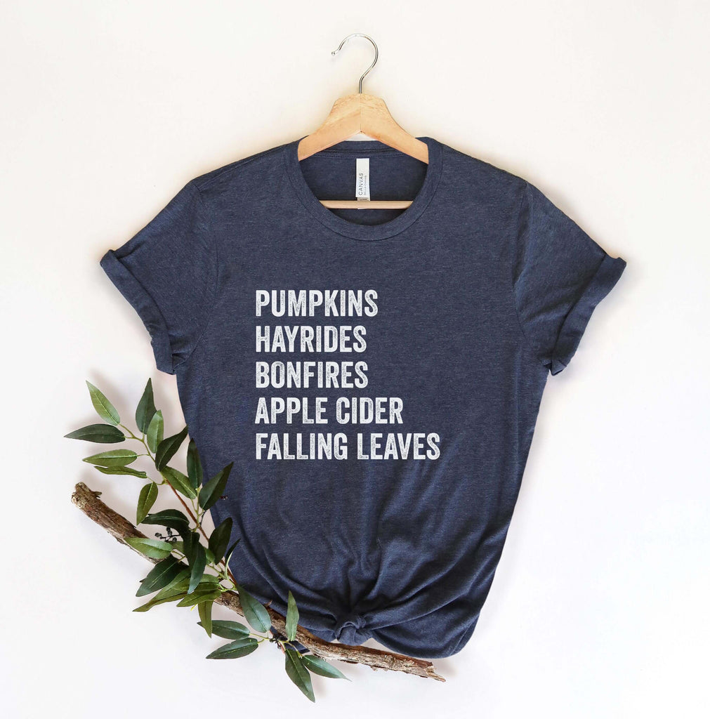 Favorite Fall Things - Crew Neck T-Shirt - Canton Box Co.