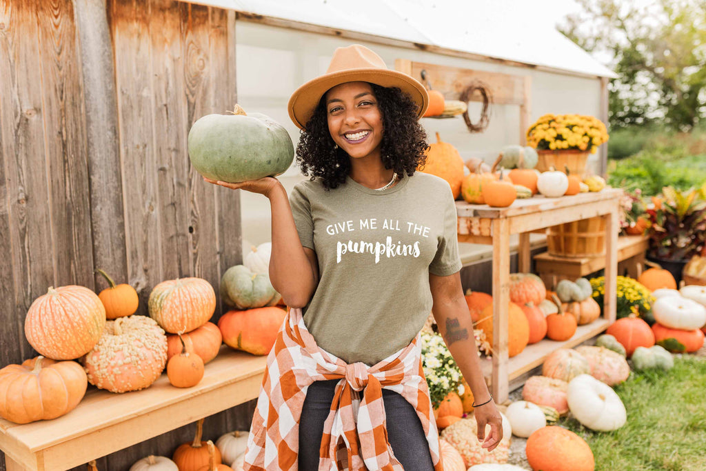 Give Me All The Pumpkins - Fall T-Shirt - Canton Box Co.