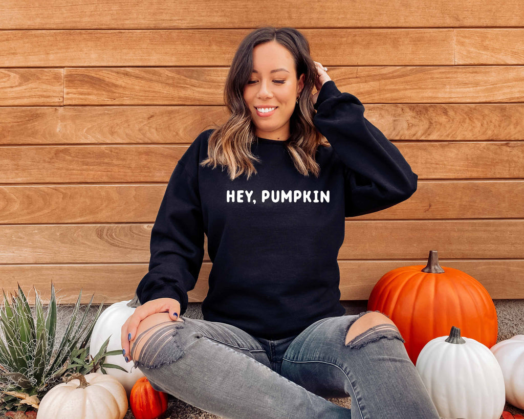 Hey Pumpkin | Women's Fall Sweatshirt - Canton Box Co.