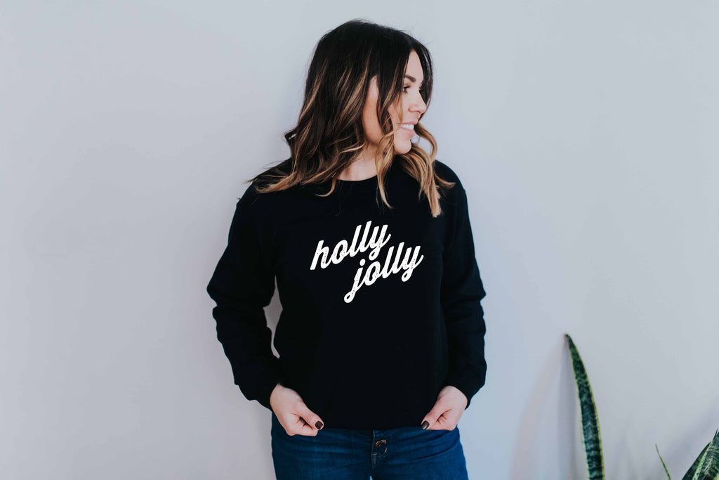 Holly Jolly | Festive Christmas Sweatshirt - Canton Box Co.