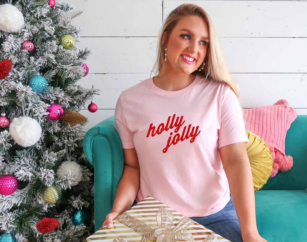 Holly Jolly - Women's Christmas T-Shirt