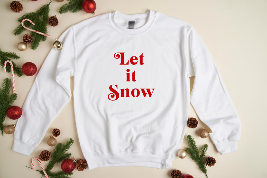 Let it Snow | Women's Christmas Sweatshirt