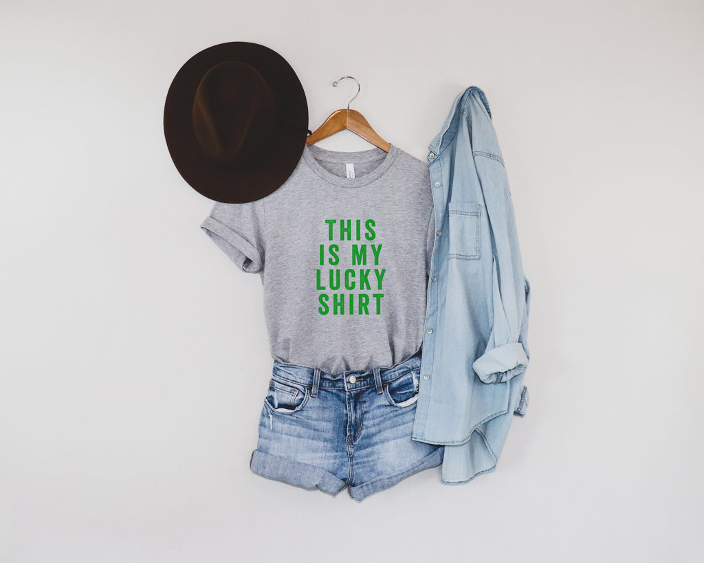 This is My Lucky Shirt | St Patty's Day Graphic Tee