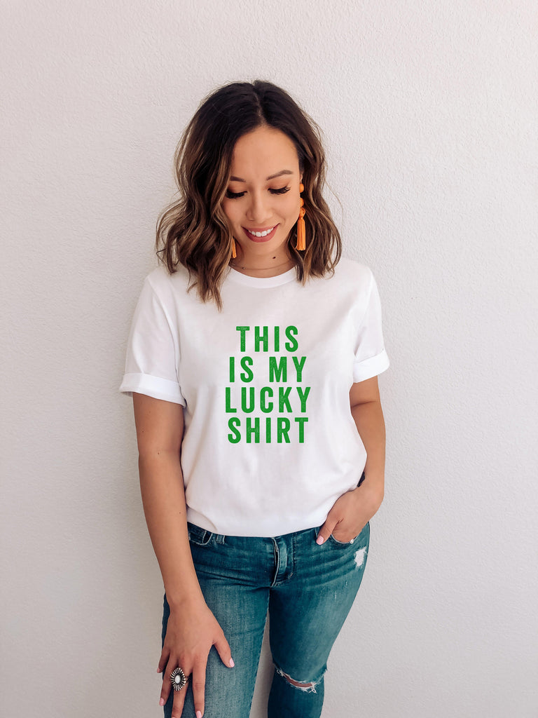 This is My Lucky Shirt | St Patty's Day Graphic Tee
